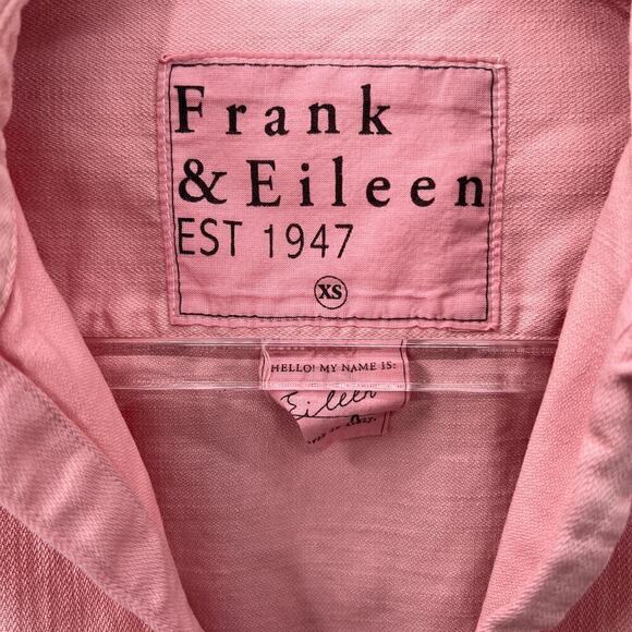 34. Frank & Eileen Eileen Shirt Womens XS Light Academia Minimalist Old Money - Picture 7 of 7